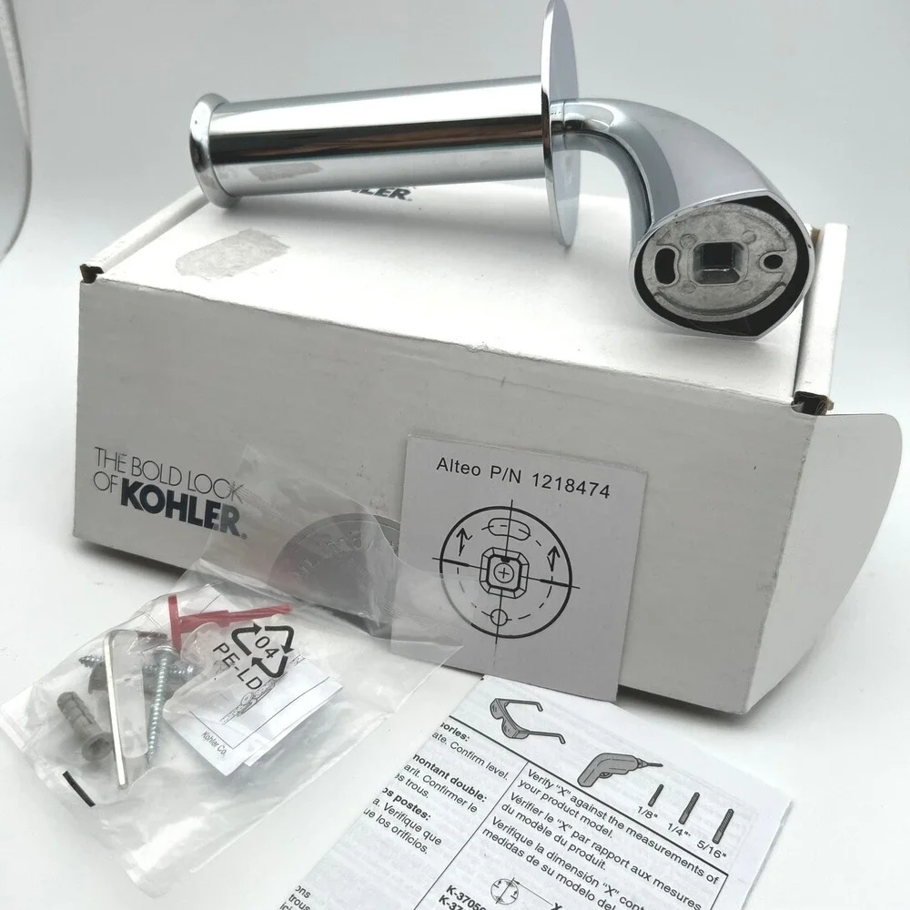 Kohler K-37056-CP Alteo Vertical Toilet Paper Holder Polished Chrome New in Box